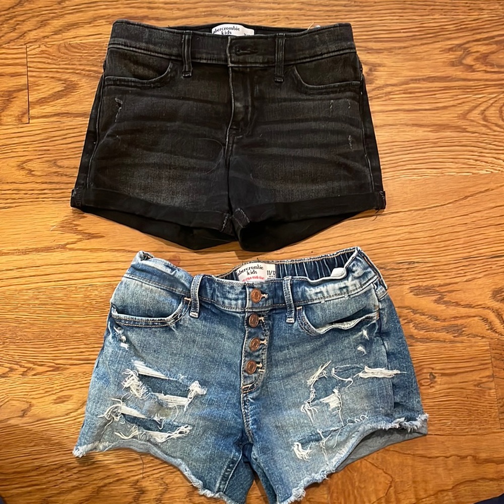 Abercrombie girls midi shorts